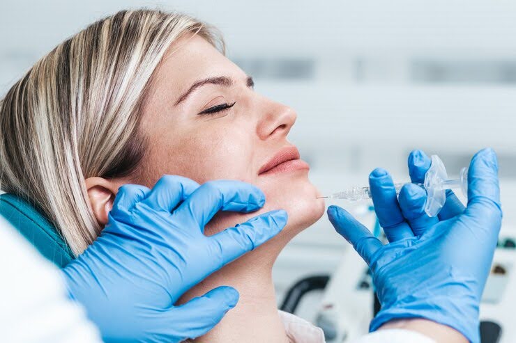 Botox lip injections
